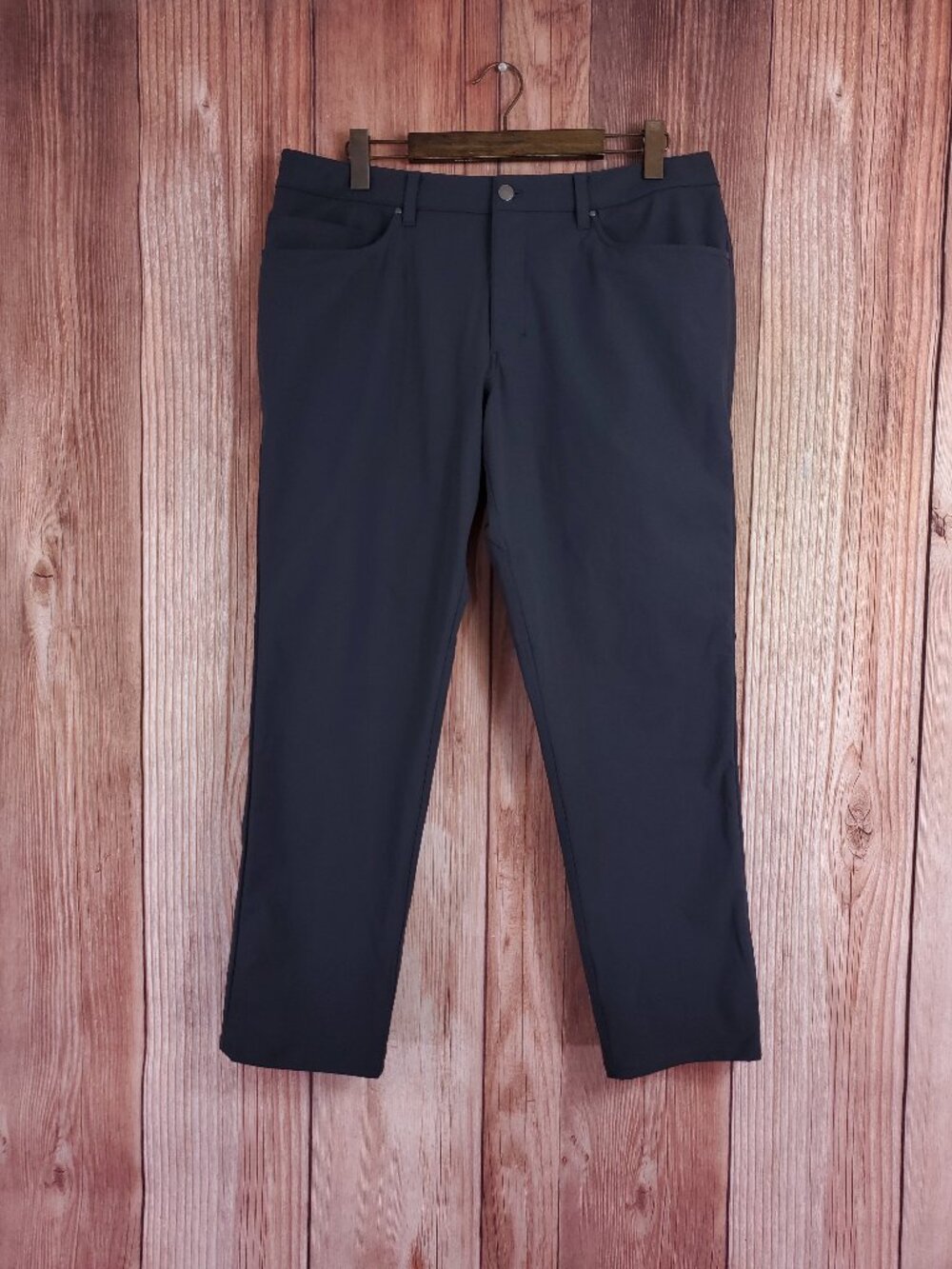 Lululemon Pants Mens 36x30 ABC Classic Warpstreme Obsidian Trousers Golf M5A43S